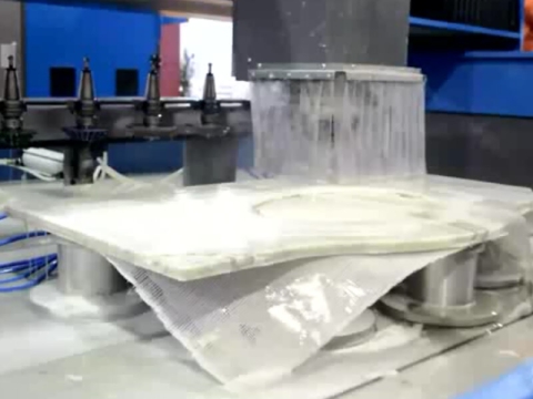 洗手池專用自動換刀數控石材切割機