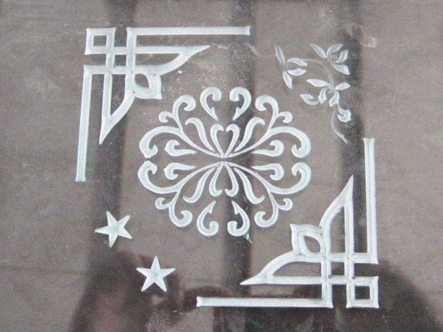 CNC 玻璃雕刻切割機樣品 CNC 玻璃雕刻切割機樣品