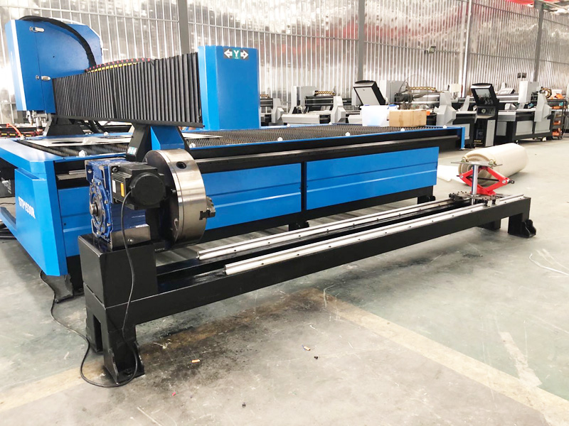 用于管材切割的 Hypertherm 數控等離子切割工作臺的旋轉裝置 用于管材切割的 Hypertherm 數控等離子切割工作臺的旋轉裝置