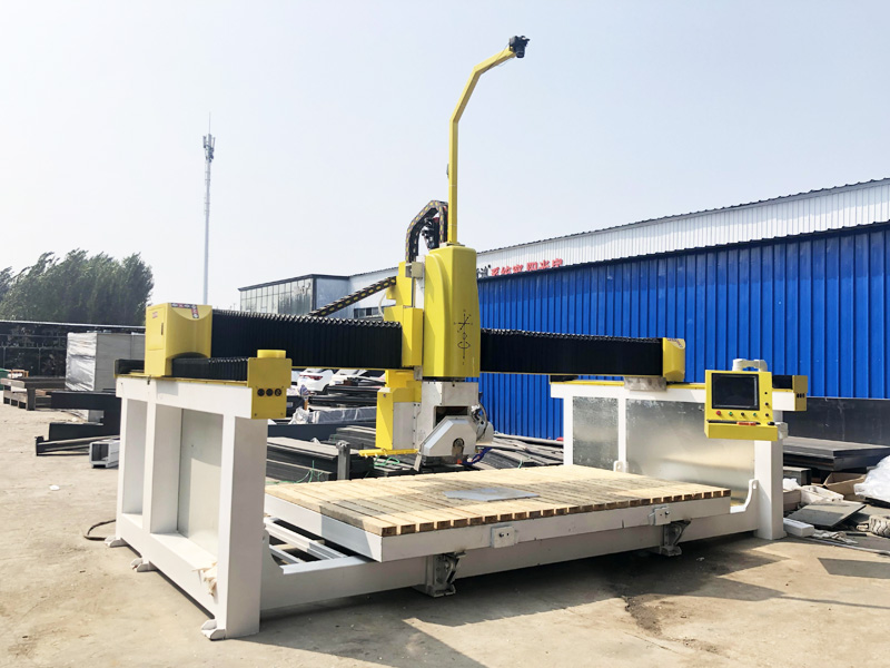 五軸數控石材橋切機適用于花崗巖和大理石