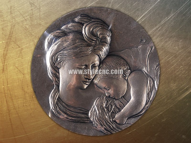 CNC金屬雕刻機樣品