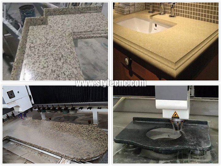 適用于石英、花崗巖、大理石項目的數控石材切割和拋光機