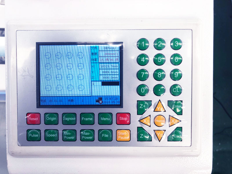 控制面板 4x8 激光雕刻切割機