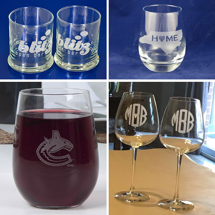 紫外激光打標酒杯