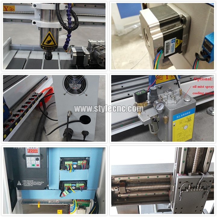 帶第四軸旋轉(zhuǎn)工作臺的迷你臺式數(shù)控雕刻機的特點