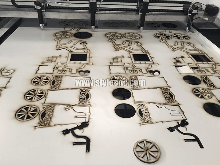 5mm MDF激光切割樣品