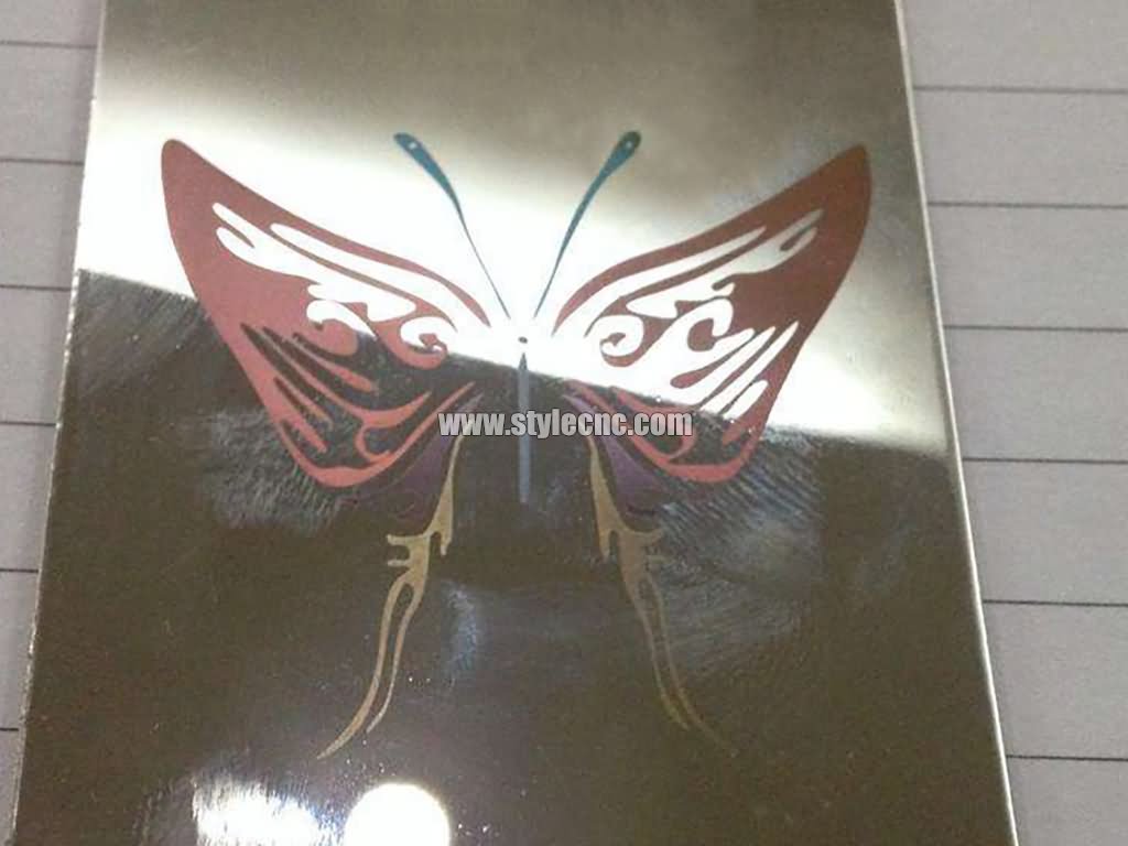 MOPA光纖激光雕刻機在金屬表面打標顏色