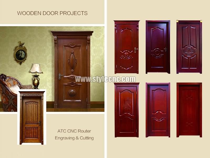 用于木門項目的移動工作臺數控雕刻機