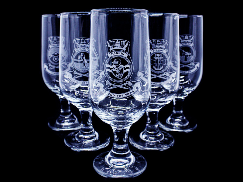 旋轉激光雕刻玻璃項目