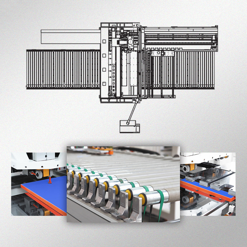 自動六面數控鉆孔機特點