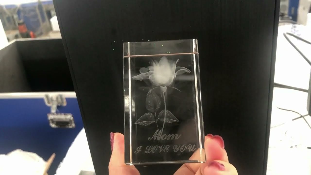 3D 用于氣泡圖制作的地下激光水晶雕刻機