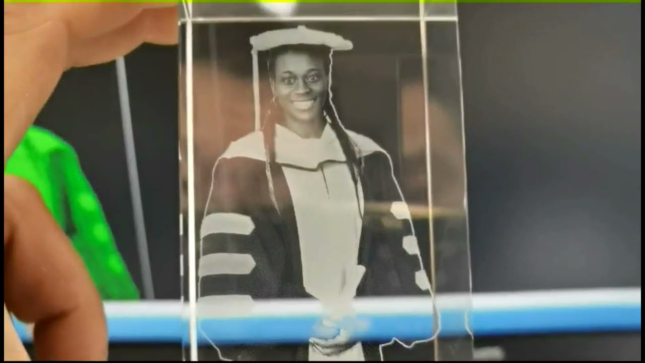 3D 內部激光雕刻個性化水晶禮品和工藝品