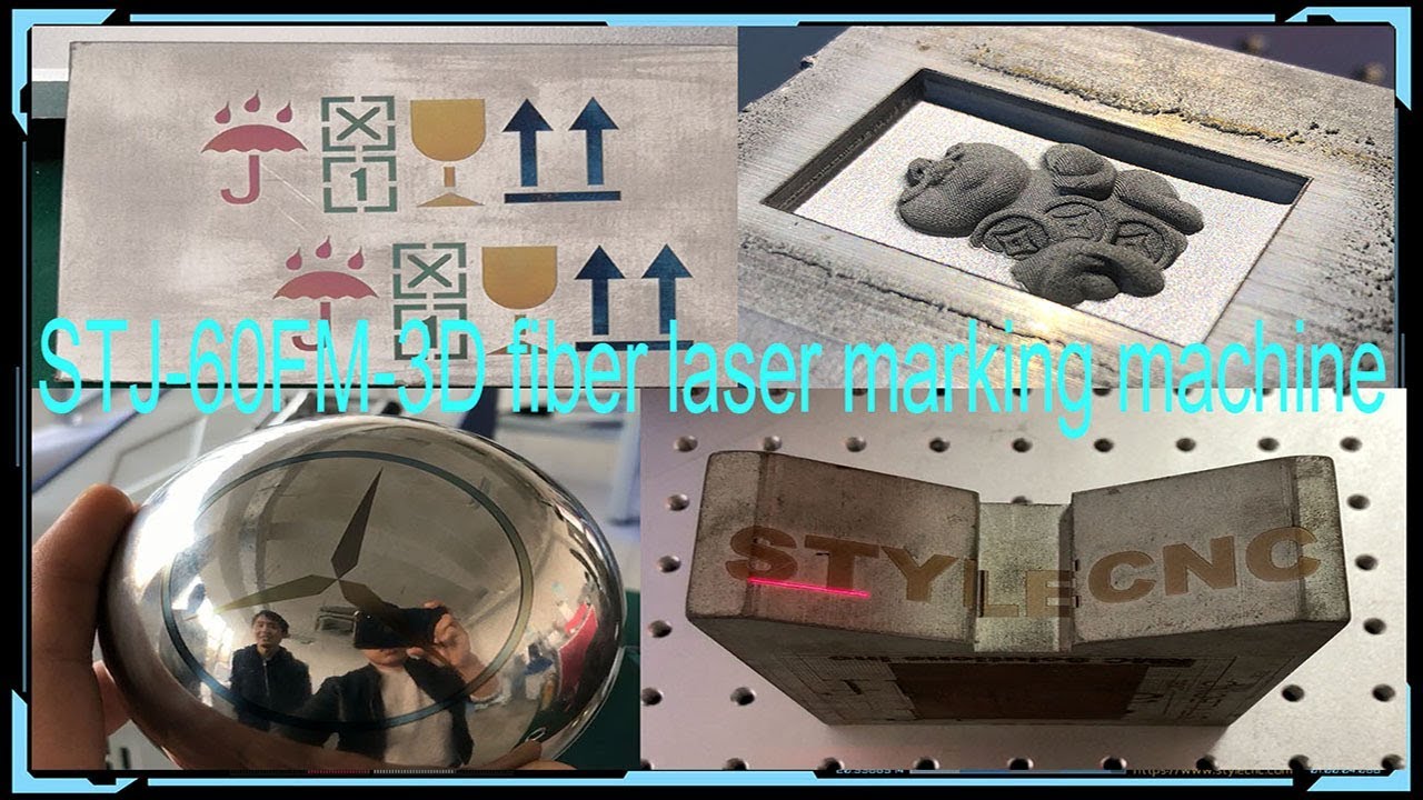 3D 出售帶旋轉附件的光纖激光雕刻機 3D 出售帶旋轉附件的光纖激光雕刻機