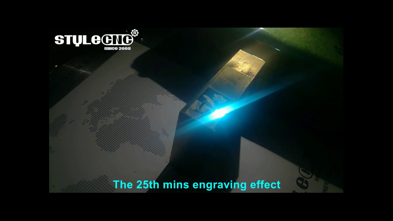 三軸光纖激光雕刻機 3D 浮雕深雕